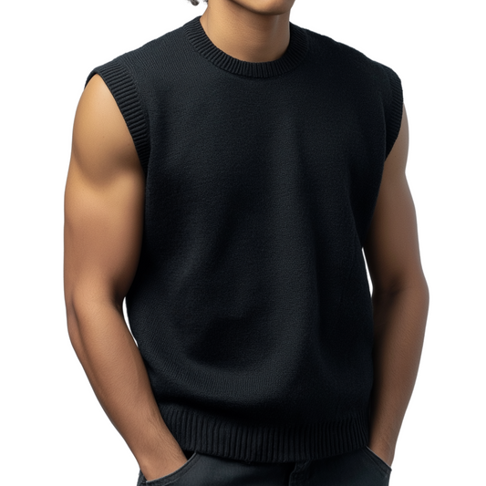 SHARP Sleeveless Sweater