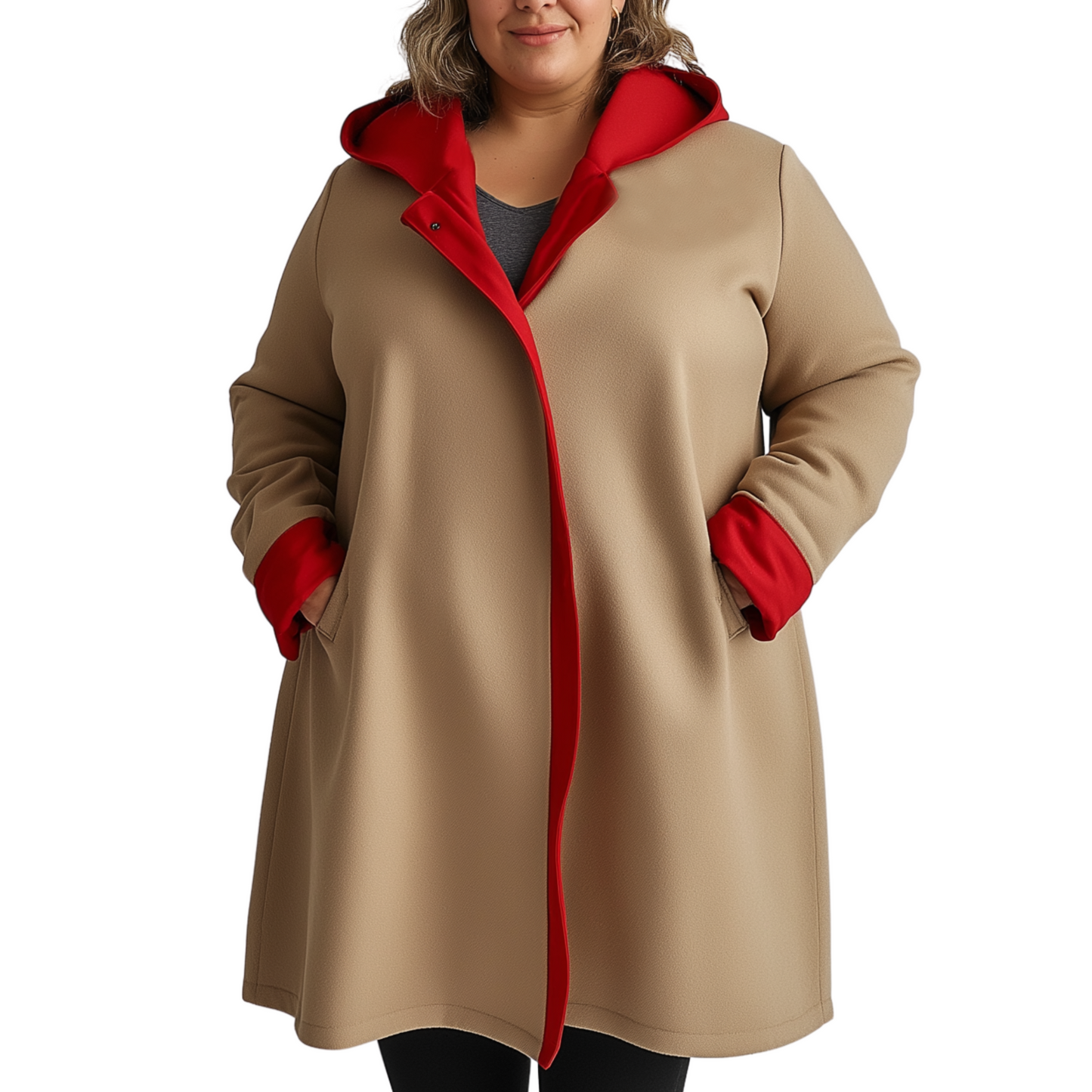 AMPLE Hooded coat