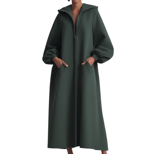 Fashionable Hooded Coat