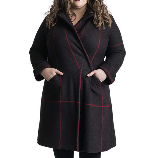 SHAPELY Hooded coat