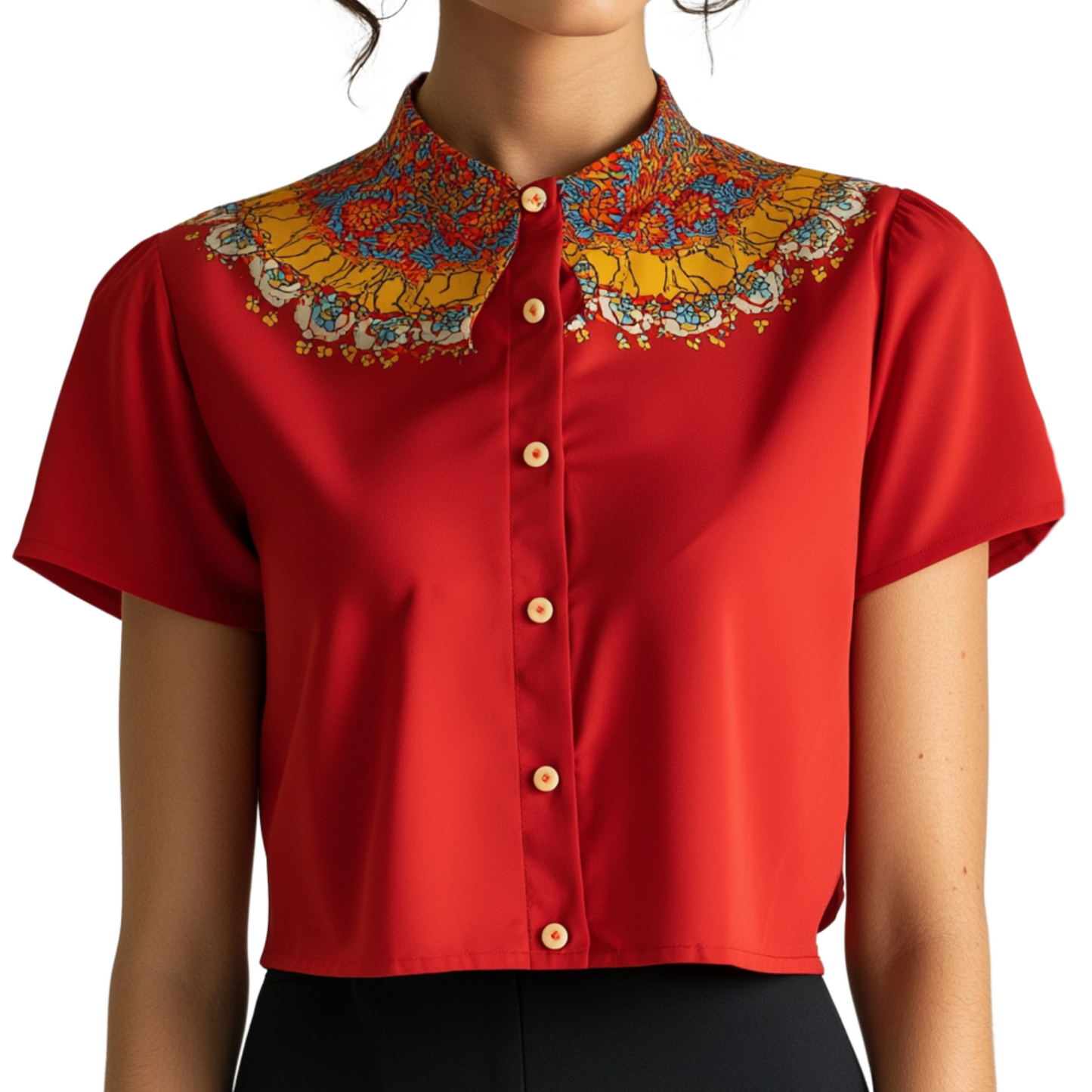 ESPECIAL Short-sleeve blouse