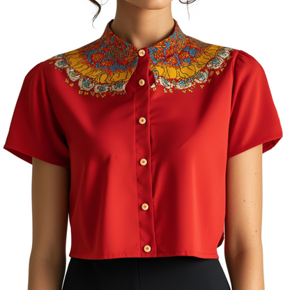 ESPECIAL Short-sleeve blouse