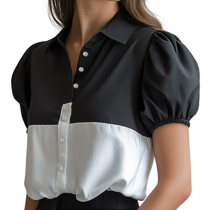 TRENDY Short-sleeve blouse