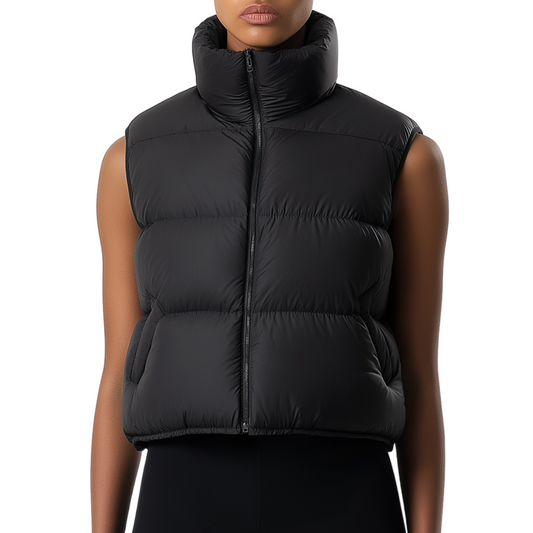 AEROBICS Sleeveless puffer jacket