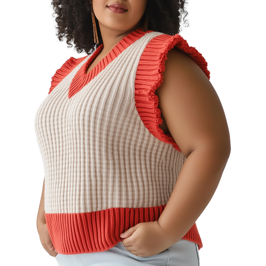 AMPLE Sleeveless Sweater