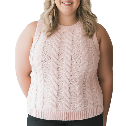 ROUNDED Sleeveless Sweater