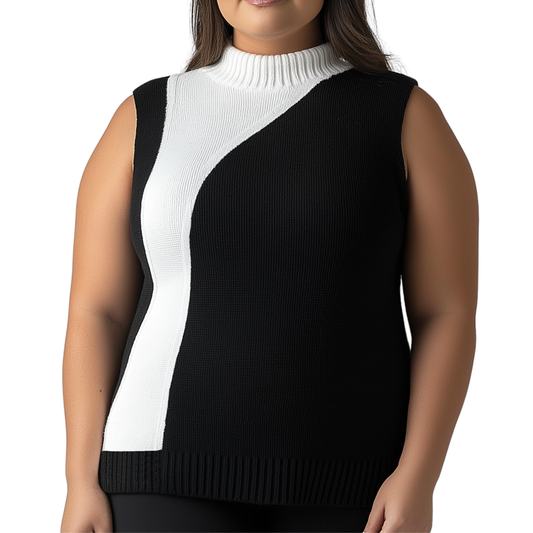SHAPELY Sleeveless Sweater